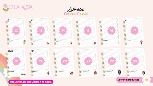 Libreta personalizada
