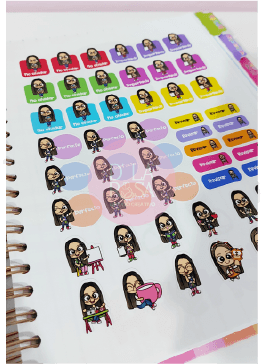 Plantilla de stickers