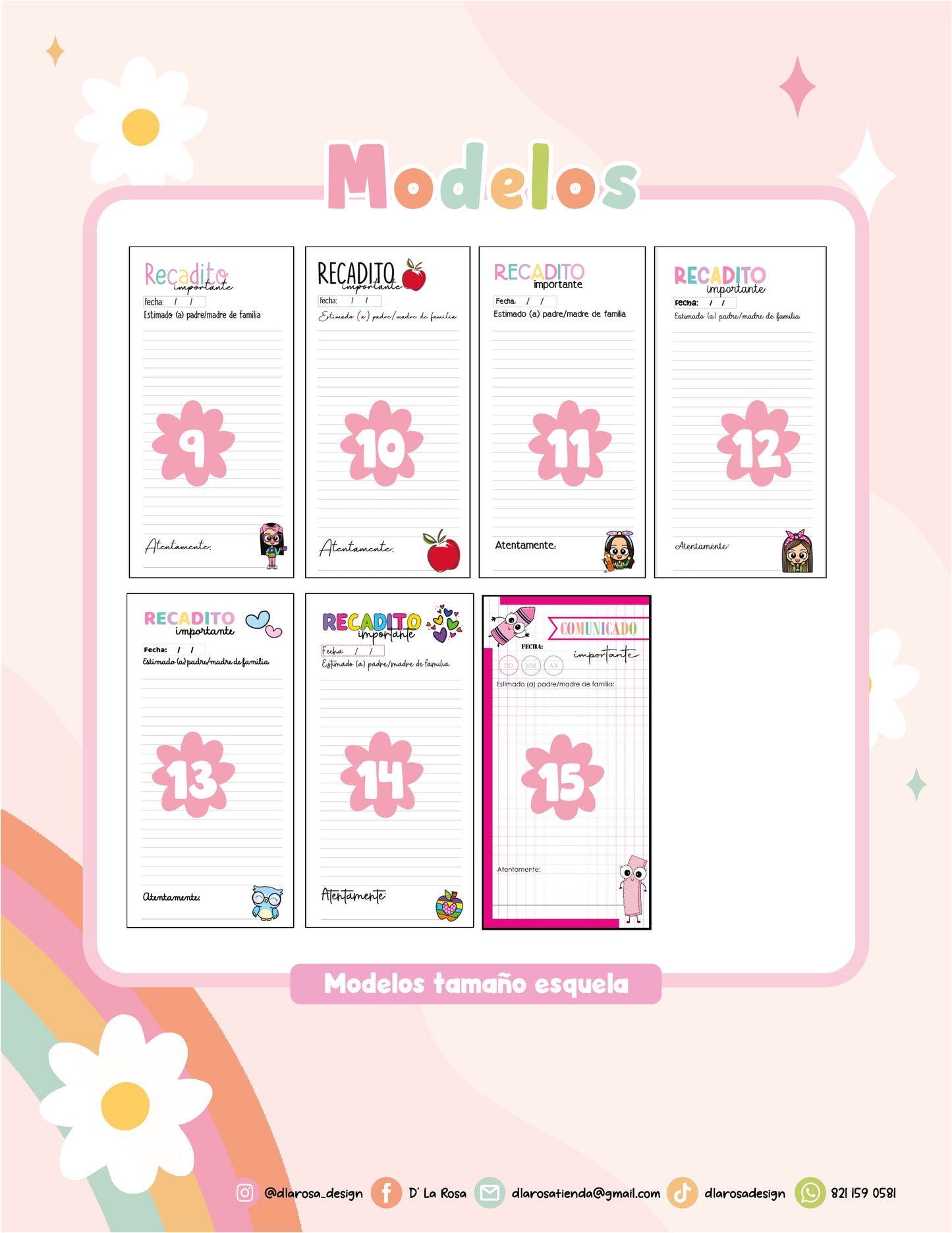 Bloc de notas rellenable