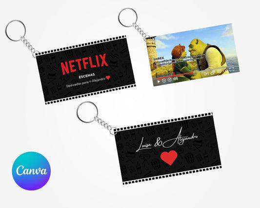 Plantilla canva NetflixPartyBox