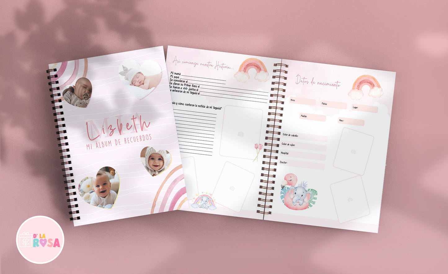 Álbum recuerdos del bebé