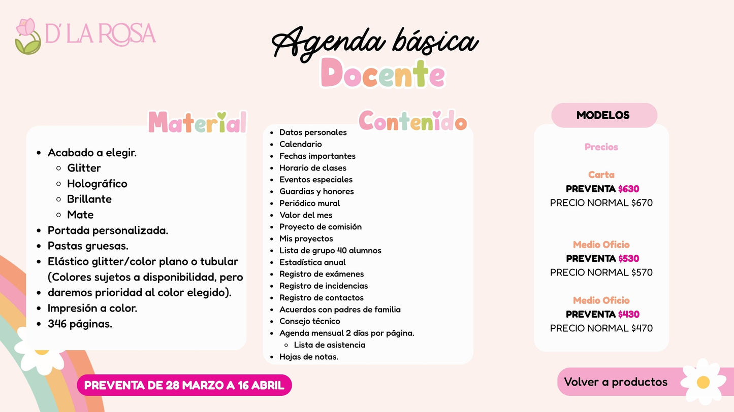 Agenda básica docente