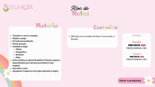 Bloc de notas sencillo