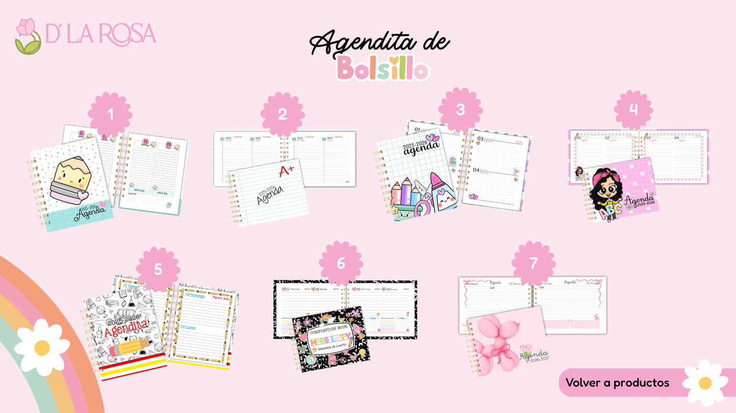 Agendita de bolsillo